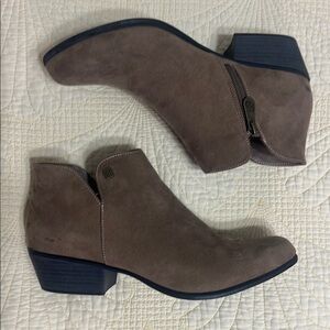 Women's Taupe Ankle Boots